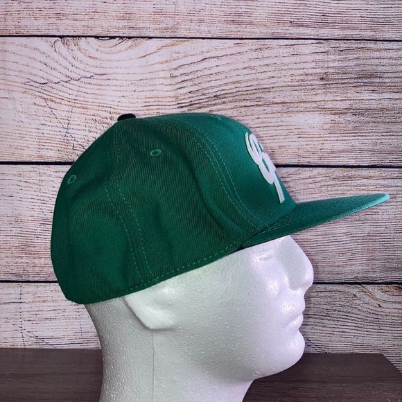 OFFICIAL GUINNESS BEER FITTED BASEBALL CAP HAT SMALL GREEN & WHITE SCRIPT STOUT - Picture 10 of 11